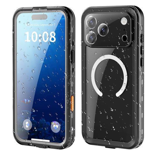 Αδιάβροχη Θήκη για Apple iPhone 18 Pro / 17 Pro, ShellBox, Μαύρη