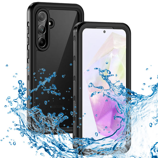 Θήκη Waterproof για Samsung Galaxy A35 5G A356, ShellBox, Μαύρη