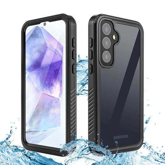 Αδιάβροχη Θήκη για Samsung Galaxy A55 5G A556, ShellBox, Μαύρη