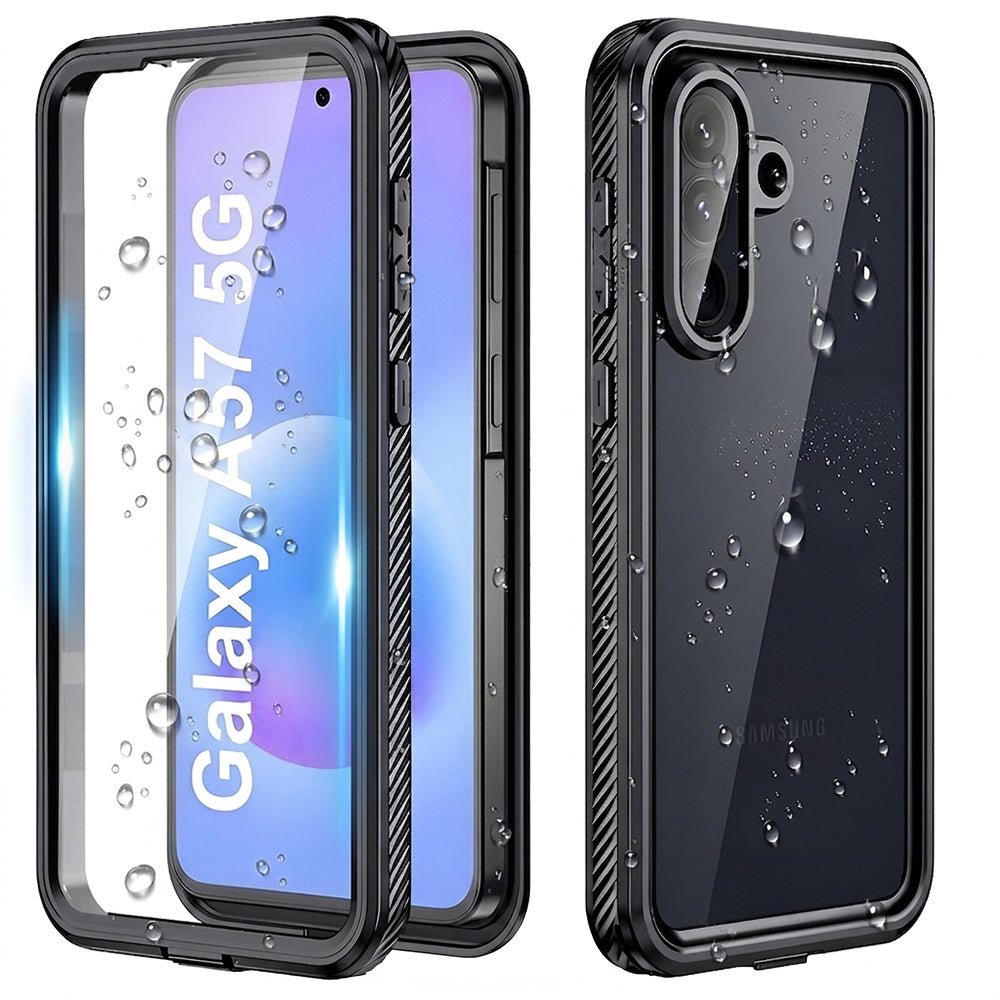 Waterproof Case for Samsung Galaxy A57 5G, ShellBox, Black