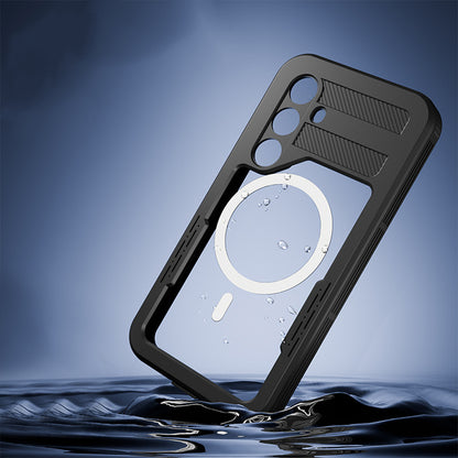 Θήκη Waterproof για Samsung Galaxy S24 S921, ShellBox, Μαύρη