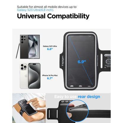 Universal Waterproof Case for Phone max. 6.9inch, Spigen, Dynamic Shield, Black AMP07187