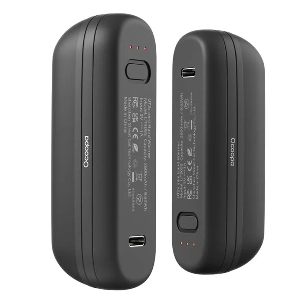 Ocoopa UT2s Mini Hand Warmer, Black