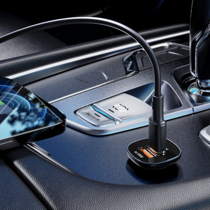 Φορτιστής Αυτοκινήτου Acefast B1, 38W, 3A, 1 x USB-A - 1 x USB-C, Μαύρος