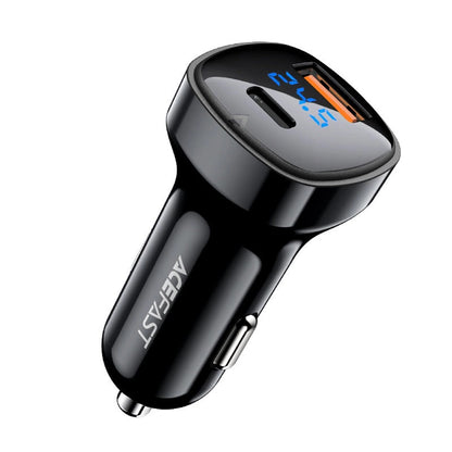 Φορτιστής Αυτοκινήτου Acefast B4, 66W, 3A, 1 x USB-A - 1 x USB-C, Μαύρο