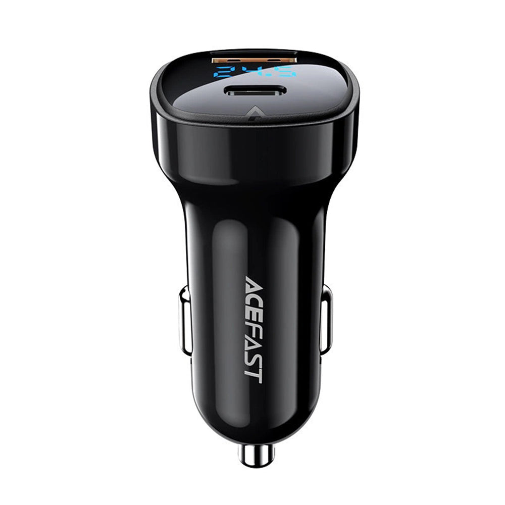 Φορτιστής Αυτοκινήτου Acefast B4, 66W, 3A, 1 x USB-A - 1 x USB-C, Μαύρο