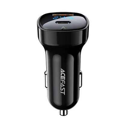 Φορτιστής Αυτοκινήτου Acefast B4, 66W, 3A, 1 x USB-A - 1 x USB-C, Μαύρο