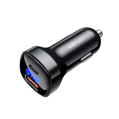 Φορτιστής Αυτοκινήτου Acefast B4, 66W, 3A, 1 x USB-A - 1 x USB-C, Μαύρο