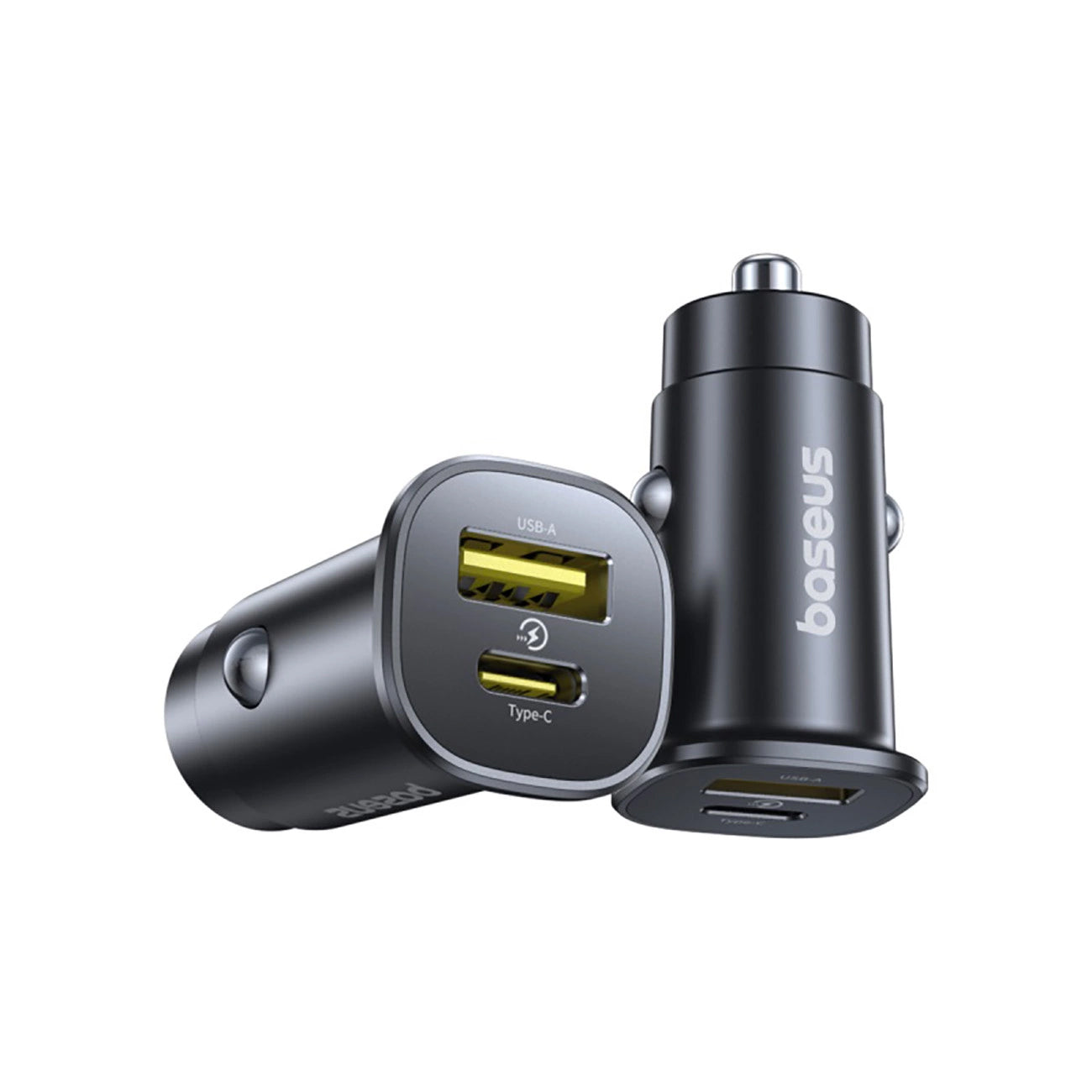 Φορτιστής Αυτοκινήτου Baseus GoTrip, 30W, 3A, 1 x USB-A - 1 x USB-C, Μαύρο