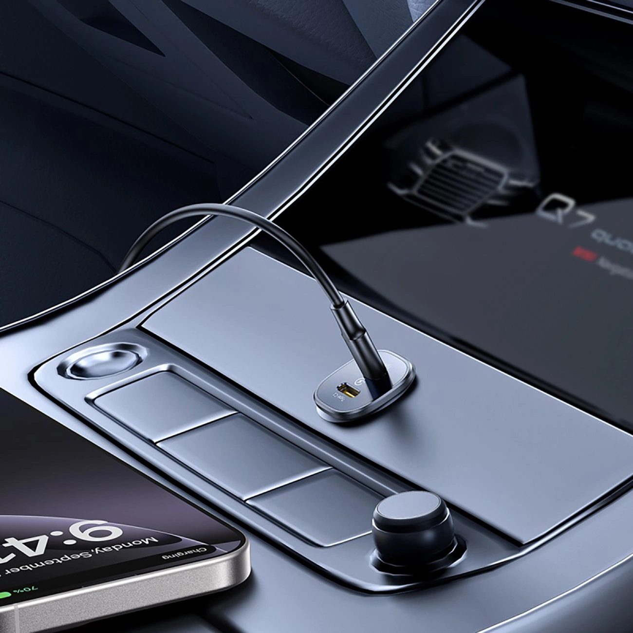 Φορτιστής Αυτοκινήτου Baseus GoTrip, 30W, 3A, 2 x USB-C, Μαύρο