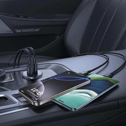 Φορτιστής Αυτοκινήτου Baseus GoTrip, 30W, 3A, 1 x USB-A - 1 x USB-C, Μαύρο