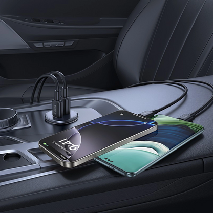 Φορτιστής Αυτοκινήτου Baseus GoTrip, 30W, 3A, 2 x USB-C, Μαύρο