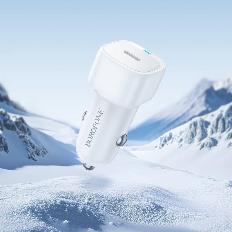 Φορτιστής Αυτοκινήτου Borofone BZ34A Cloud, 20W, 3A, 1 x USB-C, Λευκό