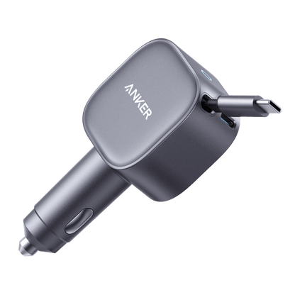 Φορτιστής Αυτοκινήτου με Καλώδιο USB-C Anker Nano, 75W, 3A, 1 x USB-C, Γκρι A2738HA2