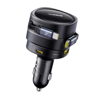 Φορτιστής αυτοκινήτου με καλώδιο USB-C Baseus Enjoyment Max, 90 W, 1 x USB-A - 1 x USB-C, Μαύρος C00035507121-03

