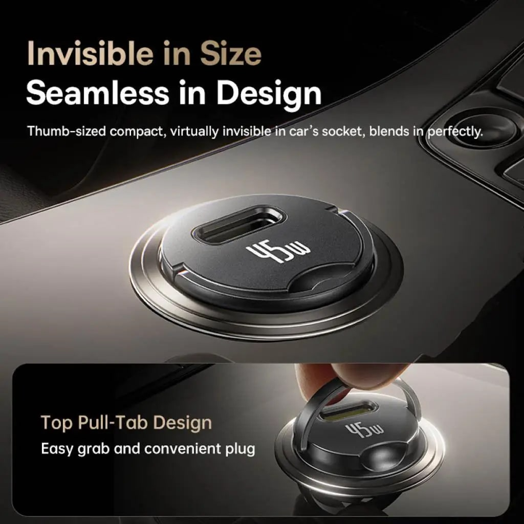 Φορτιστής Αυτοκινήτου με Καλώδιο USB-C Baseus PrimeTrip VP2, 45W, 3A, 1 x USB-C, Μαύρο C0206800