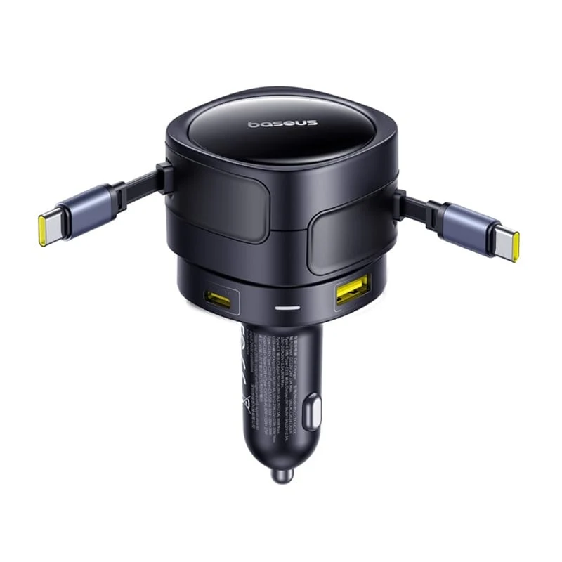 Φορτιστής αυτοκινήτου με καλώδιο USB-C Baseus Enjoyment Max, 90 W, 1 x USB-A - 1 x USB-C, Μαύρος C00035507121-03
