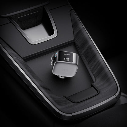 Φορτιστής Αυτοκινήτου με Καλώδιο USB-C Cuktech CC903P Οθόνη, 100W, 5A, 1 x USB-A - 1 x USB-C, Γκρι