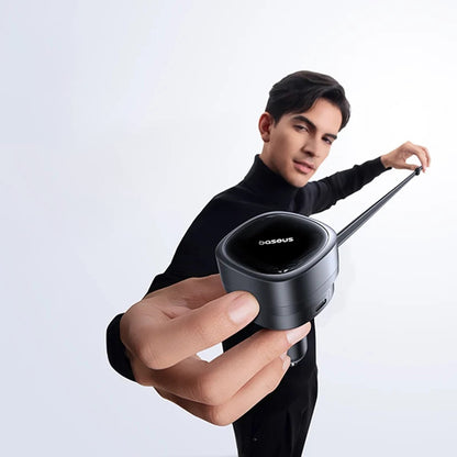 Car Charger with USB-C Cable Baseus PrimeTrip VR1, 60W, 3A, 1 x USB-A - 1 x USB-C, Black C00069001121-00