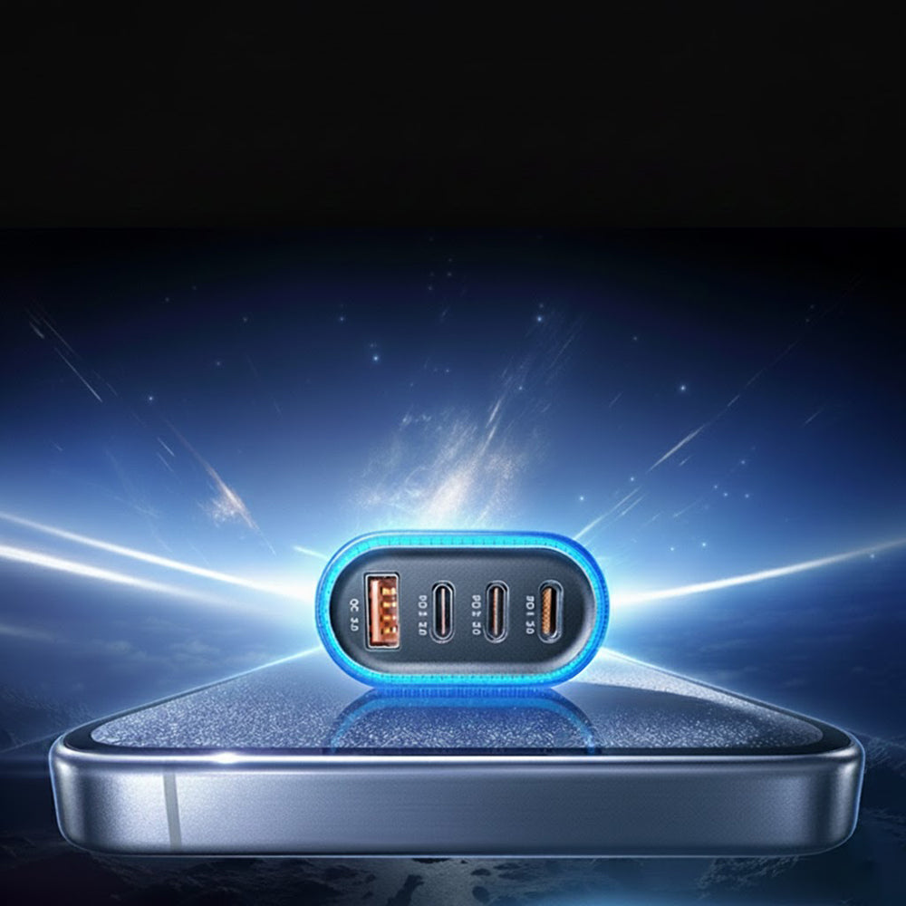 Φορτιστής Αυτοκινήτου με Καλώδιο USB-C Lisen, 101W, 3.25A, 1 x USB-A - 3 x USB-C, Μαύρο YL0223120021