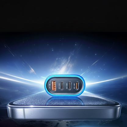 Φορτιστής Αυτοκινήτου με Καλώδιο USB-C Lisen, 101W, 3.25A, 1 x USB-A - 3 x USB-C, Μαύρο YL0223120021