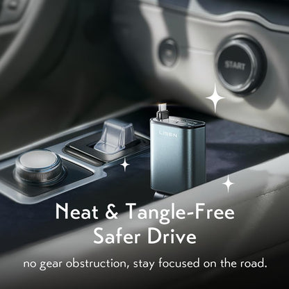 Φορτιστής Αυτοκινήτου με Καλώδιο USB-C Lisen, 57W, 3A, 1 x USB-A - 1 x USB-C, Μαύρο YL0325010016