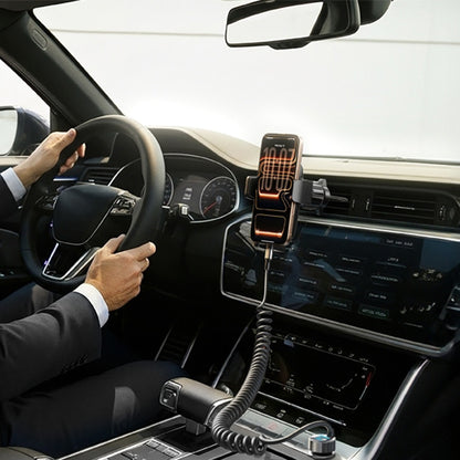 Φορτιστής Αυτοκινήτου με Καλώδιο USB-C Lisen, 90W, 3A, 1 x USB-A - 1 x USB-C, Μαύρο YL0223120020