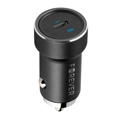 Φορτιστής Αυτοκινήτου Forever CC-06, 20W, 3A, 1 x USB-C, Μαύρο