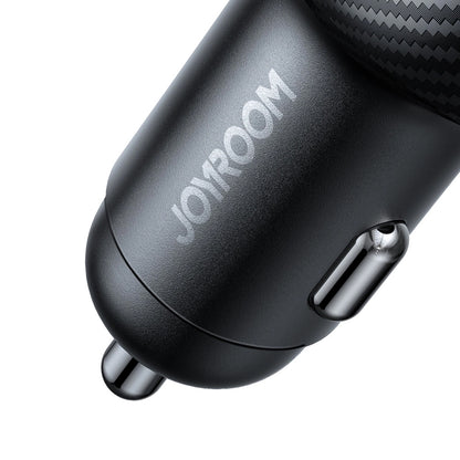 Φορτιστής Αυτοκινήτου Joyroom JR-CCD04, 30W, 3A, 1 x USB-A - 2 x USB-C, Μαύρο