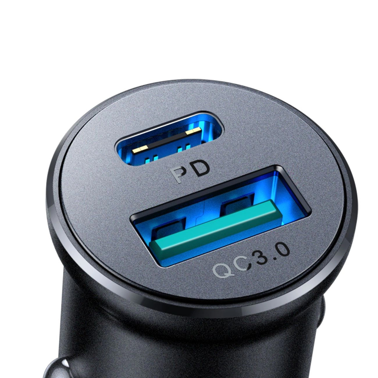 Φορτιστής Αυτοκινήτου Joyroom JR-CCN05, 30W, 3A, 1 x USB-A - 1 x USB-C, Μαύρο