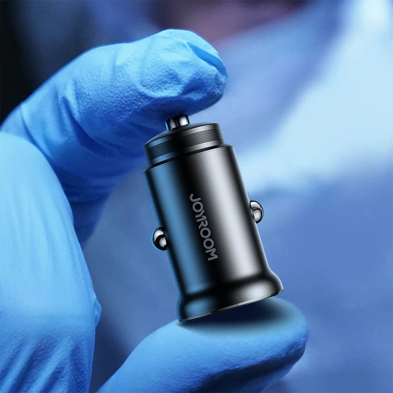 Φορτιστής Αυτοκινήτου Joyroom JR-CCN05, 30W, 3A, 1 x USB-A - 1 x USB-C, Μαύρο