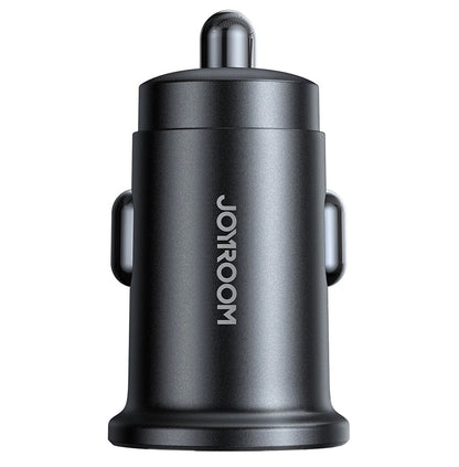 Φορτιστής Αυτοκινήτου Joyroom JR-CCN16 Mini, 12W, 2.4A, 1 x USB-A - 1 x USB-C, Μαύρο