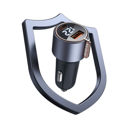 Φορτιστής Αυτοκινήτου McDodo CC-3690 Venus Display, 75W, 3A, 1 x USB-A - 1 x USB-C, Μαύρο