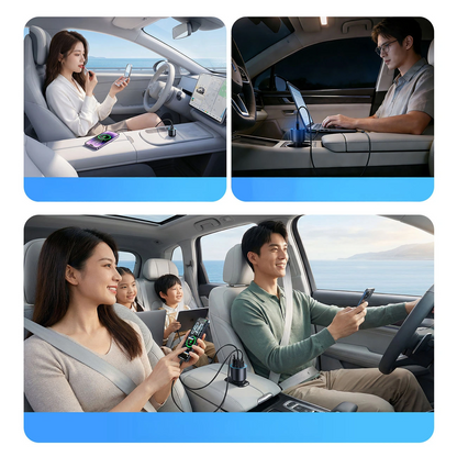 Φορτιστής Αυτοκινήτου Orico HyperDrive, 165W, 5A, 1 x USB-A - 2 x USB-C, Μαύρο