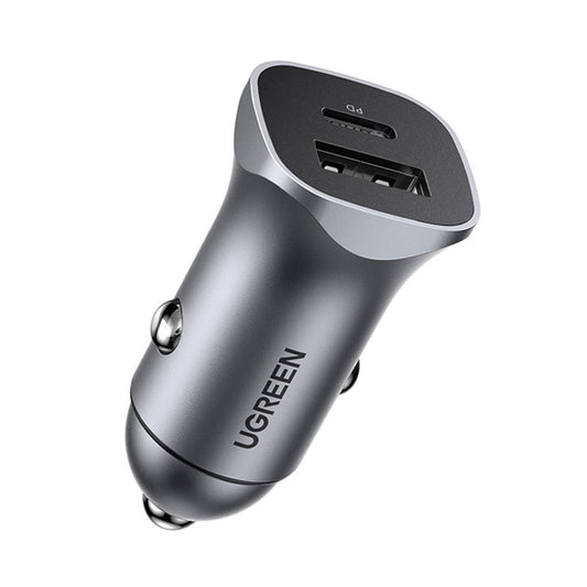 Φορτιστής Αυτοκινήτου UGREEN CD130, 24W, 3A, 1 x USB-A - 1 x USB-C, Γκρι