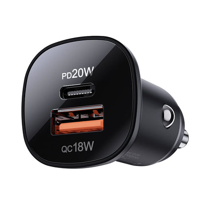 Φορτιστής Αυτοκινήτου Acefast B1, 38W, 3A, 1 x USB-A - 1 x USB-C, Μαύρος