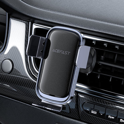 Acefast D39 Wireless Car Charger with Solar Panel, 15W, 1.67A, Black