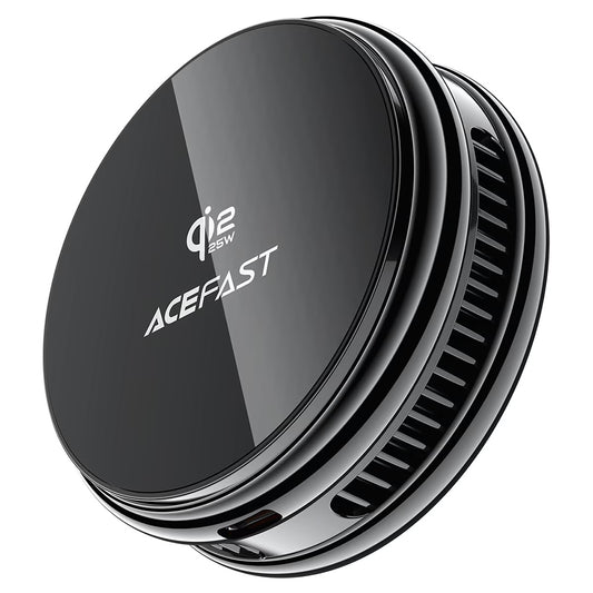 Ασύρματος Φορτιστής Δικτύου Acefast E47 2in1, 25W, Μαύρο