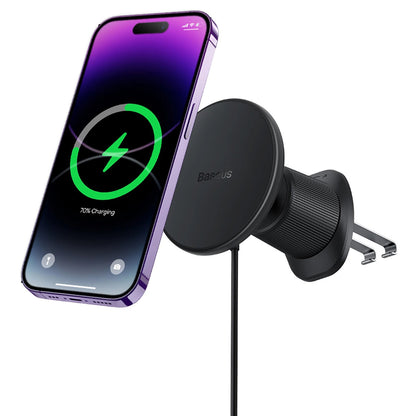 Ασύρματος Φορτιστής Αυτοκινήτου Baseus CW01, 15W, 1.67A, Μαύρος C40141001111-00