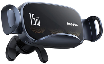 Φορτιστής Αυτοκινήτου Ασύρματος Baseus LightChaser, 15W, 1.67A, Μαύρο, Επανασυσκευασμένο C40355901111-00