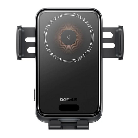 Φορτιστής Αυτοκινήτου Ασύρματος Baseus Wisdom Pro Vent, 15W, 1.67A, Μαύρο, Επανασφραγισμένος C40381501123-00