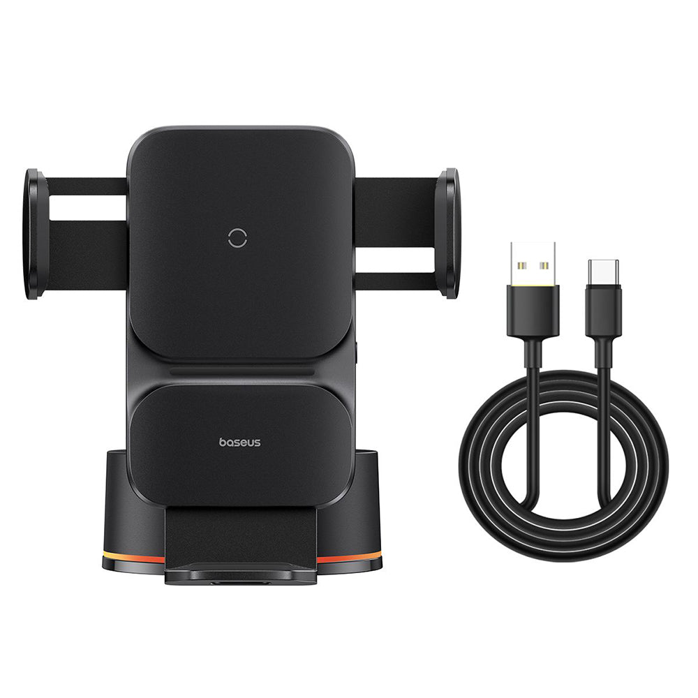 Baseus Wisdom Dash Wireless Car Charger, 15W, 1.67A, Black C40344901113-Z1