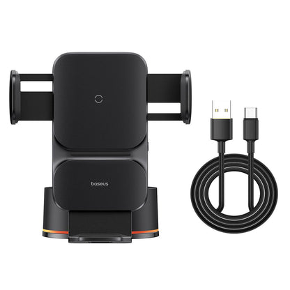 Baseus Wisdom Dash Wireless Car Charger, 15W, 1.67A, Black C40344901113-Z1