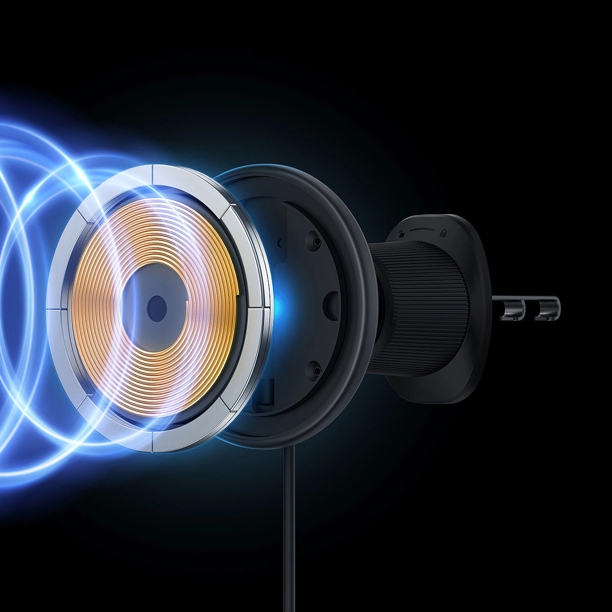 Ασύρματος Φορτιστής Αυτοκινήτου Baseus CW01, 15W, 1.67A, Μαύρος C40141001111-00