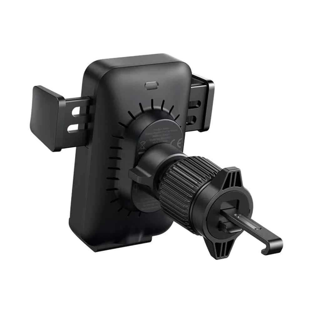 Ασύρματος Φορτιστής Αυτοκινήτου Baseus Wisdom Pro Vent, 15W, 1.67A, Μαύρος C40381501123-00
