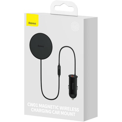 Φορτιστής Αυτοκινήτου Ασύρματος Baseus CW01, 40W, 3A, Μαύρος C40141000111-01