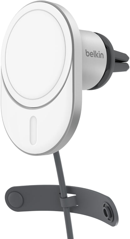 Ασύρματος Φορτιστής Αυτοκινήτου Belkin BoostCharge Pro, 15W, 1.67A, Λευκός WIC008btGR-V2