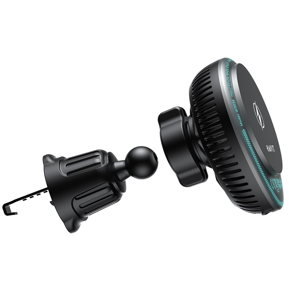 Ασύρματος Φορτιστής Αυτοκινήτου HAVIT W3036, 15W, 1.67A, Μαύρο