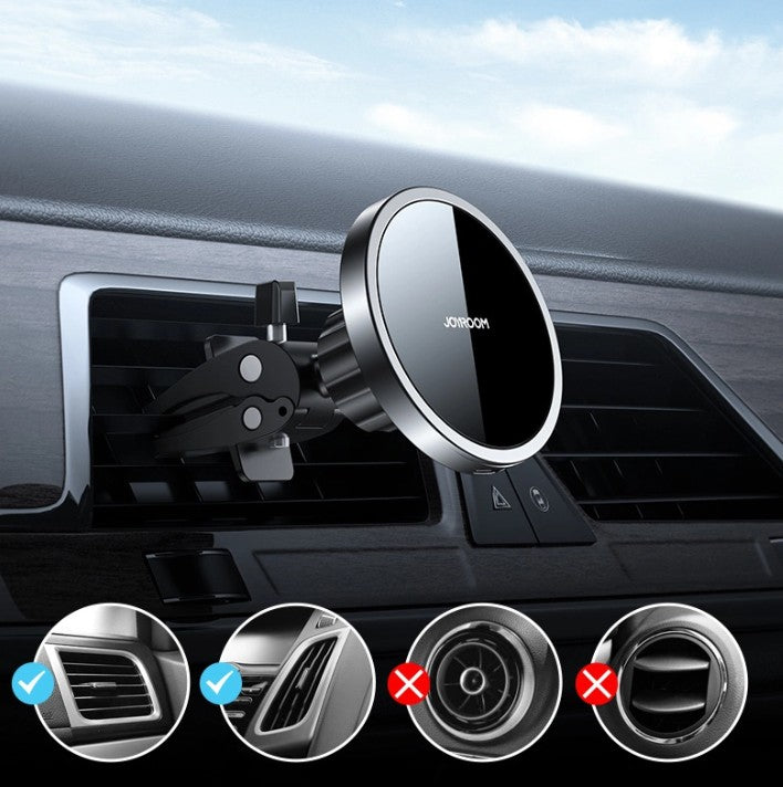 Ασύρματος Φορτιστής Αυτοκινήτου Joyroom JR-ZS240 Air Vent, 15W, 1.67A, Μαύρο