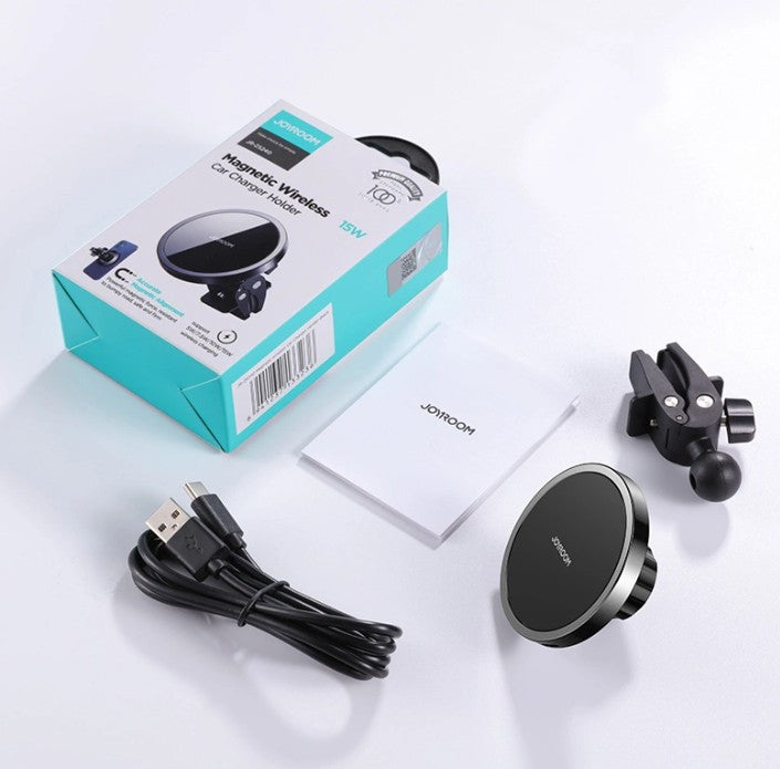 Ασύρματος Φορτιστής Αυτοκινήτου Joyroom JR-ZS240 Air Vent, 15W, 1.67A, Μαύρο